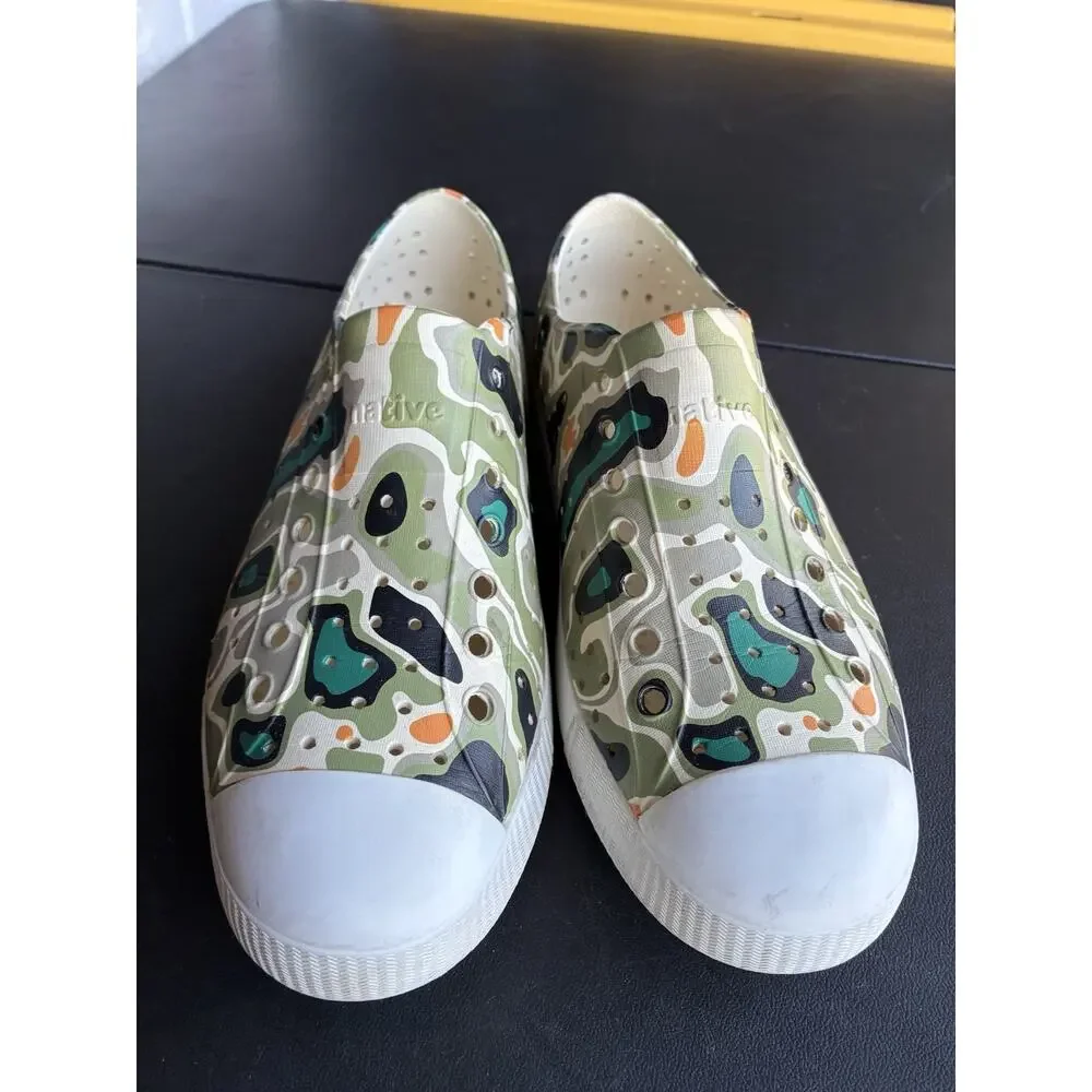 Native Jefferson Slip-On Shoes Women’s 10 / Men’s 8 Adult Unisex Camouflage